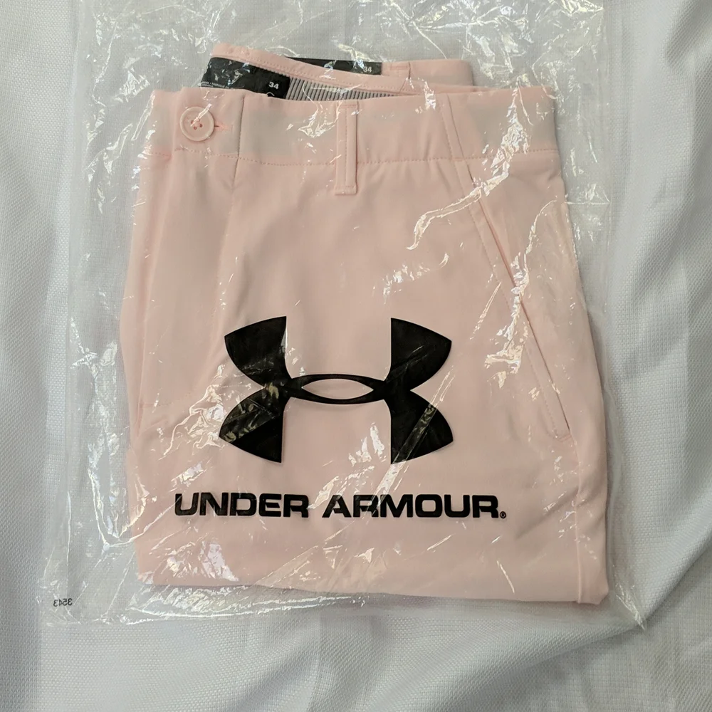 Under Armour Pink Golf Shorts - Picture 1 of 3